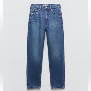ZARA - MOM FIT JEANS WITH A HIGH WAIST. 
Size 26 (US 2) | BLUE
REF. 7223/221
